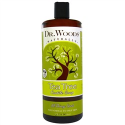 Dr. Woods, Кастильское мыло, чайное дерево, 946 мл