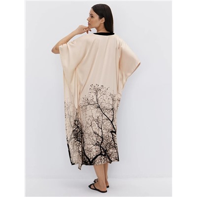 Omsa Платье OmD 0522D SAKURA Платье-туника принт. жен. (длинная свободного силуэта), PL