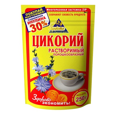 Здоровье. Цикорий (порошкообразный) 250 гр. мягкая упаковка