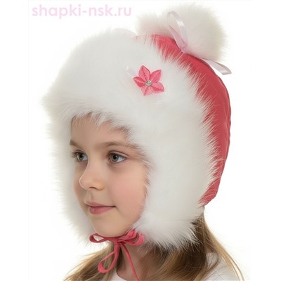 244-З Шалунья Ушанка для девочки (48-50)