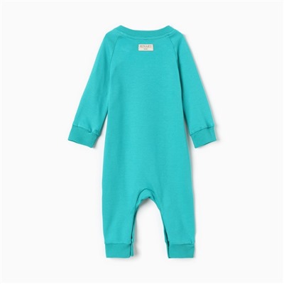 Комбинезон детский MINAKU, рост 56-62 см, изумрудный