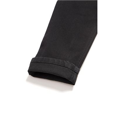 Высокая посадка CONTE CON-96 Моделирующие черные джинсы с высокой посадкой