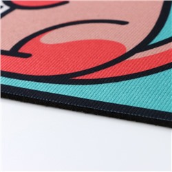 Коврик придверный Доляна «Любимцы», влаговпитывающий, без окантовки, 39×59 см