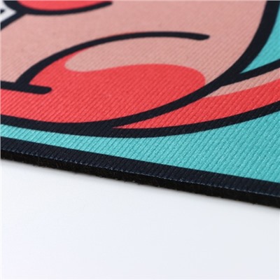 Коврик придверный Доляна «Любимцы», влаговпитывающий, без окантовки, 39×59 см