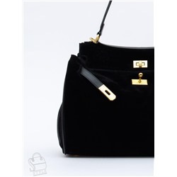 Сумка женская кожаная 2320YF black Polina&Eiterou