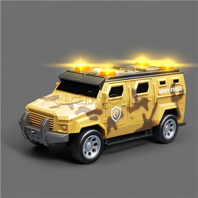 Машина "Броневик" 1:32 (свет. Звук) в коробке