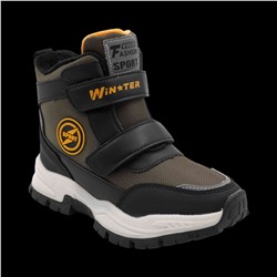 Ботинки мембранные на меху А7717-9 хаки