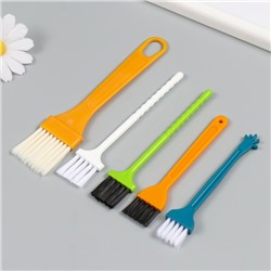 Набор кистей пластик набор 5 шт., 16×3 см, 13×2.5 см, 11.5×2 см