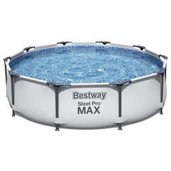 Бассейн каркасный Steel Pro Max, 305×76 см, с фильтр-насосом, 56408 Bestway