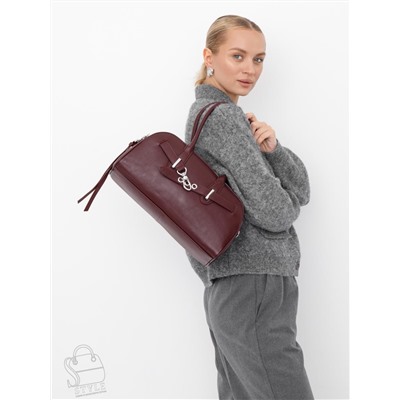 Сумка женская кожаная 9198SP wine red Velina Fabbaino-Safenta