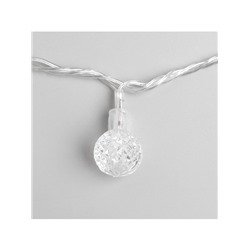 Гирлянда «Нить» 5 м с насадками «Мини фонарик», IP20, прозрачная нить, 20 LED, свечение мульти (RG/RB), мигание, 220 В