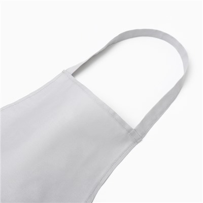 Фартук «Этель» Home, 60×70 см, светло-серый, 100% хлопок, саржа 190 г/м²