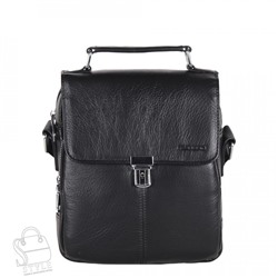 Сумка мужская кожаная 2066BSH black Heanbag