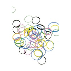 Dewal Beauty Резинки для волос мини цветные DBR20, силикон, 50 шт. KRISTALLER, 1117396