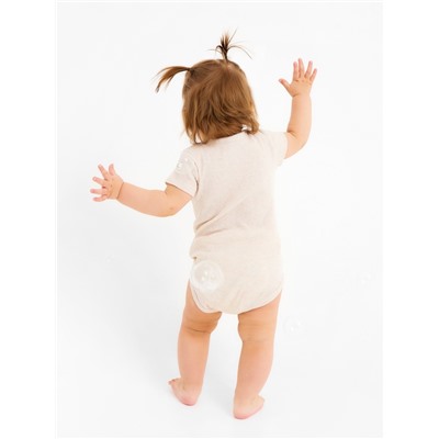 Боди Крошка Я Melange, рост 86-92, бежевое