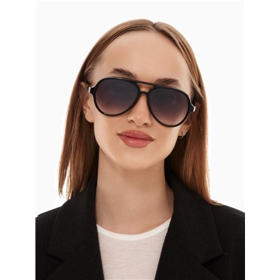 Очки солнцезащитные OneSun, UV 400, линза 5.5×6 см, дужка 14 см, ширина 14 см, чёрные