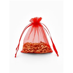 Мешочек подарочный, 9×12 см, фасовка 100 шт., красный