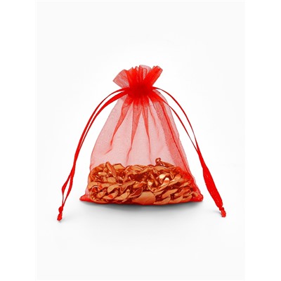 Мешочек подарочный, 9×12 см, фасовка 100 шт., красный