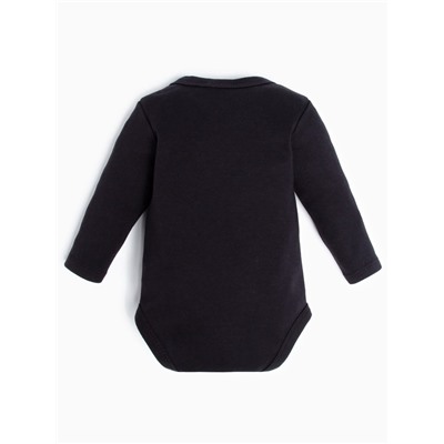 Боди детское «Крошка Я» Little Boss, рост 68-74 см, чёрное