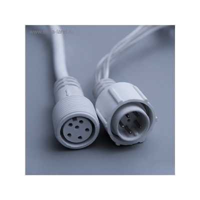 Гирлянда «Водопад» 2×1.5 м, IP44, УМС, прозрачная нить, 400 LED, свечение белое, 8 режимов, 220 В