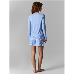 КОМПЛЕКТ ЖЕНСКИЙ (ДЖЕМПЕР, ШОРТЫ) 592660