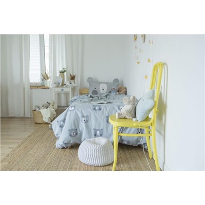 Постельное бельё 1.5-спальное «Этель» Gray bear, бязь