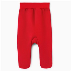Ползунки детские MINAKU Winter, рост 74-80 см, красные