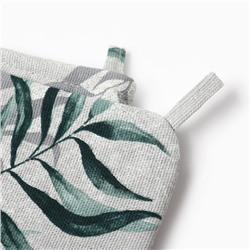 Набор кухонный «Доляна» Tropics: варежка 20×27 см, прихватка 19×19 см, 100% хлопок, 164 г/м²