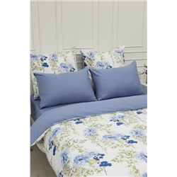 КПБ Сатин NUANCE Garden blue