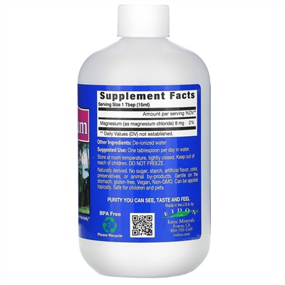 Eidon Mineral Supplements, магний, 533 мл (18 унций)