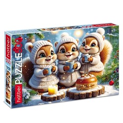 Пазлы 500 "Белочки-подружки"