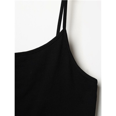 Комплект трикотажный для девочек: платье, топ