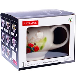 60269 Заварочный чайник 950мл Цветущие Маки доломит LR (х16)