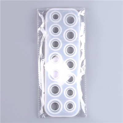 Молд силиконовый «Кольца», 14 форм колец