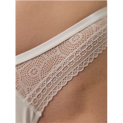 Трусы CONTE LACE TWIST LBR 1989 Трусы «бразилиана» из фактурного кружева и хлопка