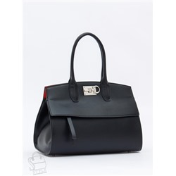 Сумка женская кожаная 1049M black Polina&Eiterou