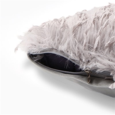 Наволочка декоративная «Этель» Soft, 43×43 см, серая