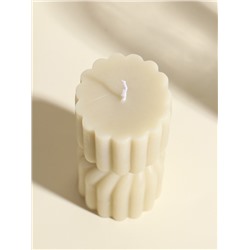 Свеча декоративная «Афина», сливочная, 6×6×14 см