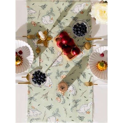 Дорожка на стол «Доляна» Divine day 40×146 см, рогожка 164 г/м², 100% хлопок