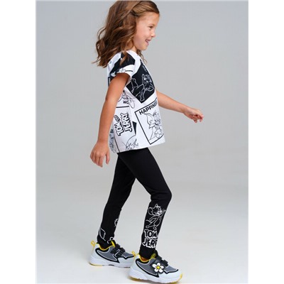 Фуфайка трикотажная для девочек (футболка)