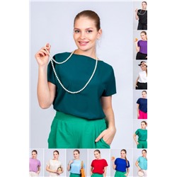 Блуза женская 22275 (Темно-зеленый)