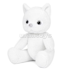 Котик Белый, 20 см, в коробке