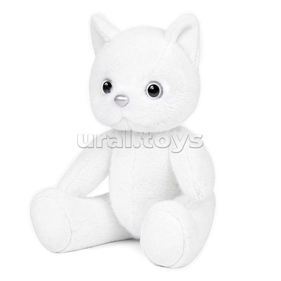 Котик Белый, 20 см, в коробке