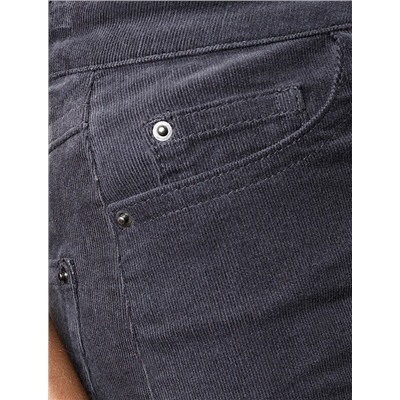 Брюки из эластичного микро-вельвета