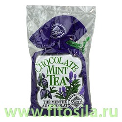 Чай черный с ароматом  шоколада с мятой в холщовом мешочке 50 г