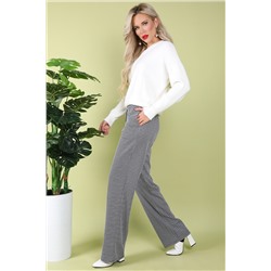 Брюки Барнео (лапка/белый)