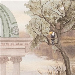 Скатерть «Этель. «Райский сад», 110×150 ± 3 см, 100% хлопок, саржа 190 г/м²