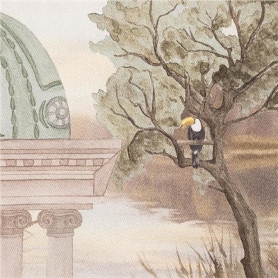 Скатерть «Этель. «Райский сад», 110×150 ± 3 см, 100% хлопок, саржа 190 г/м²