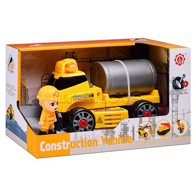 Конструктор-машина с отверткой, в коробке