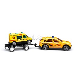 Машина "Городская стройка" металл, в коробке